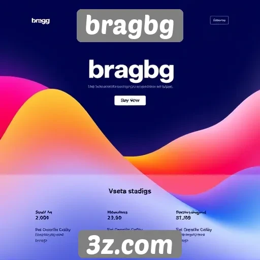 evolução do design do site bragbg