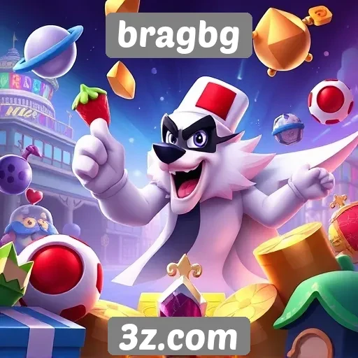 Variedade de jogos disponíveis no bragbg